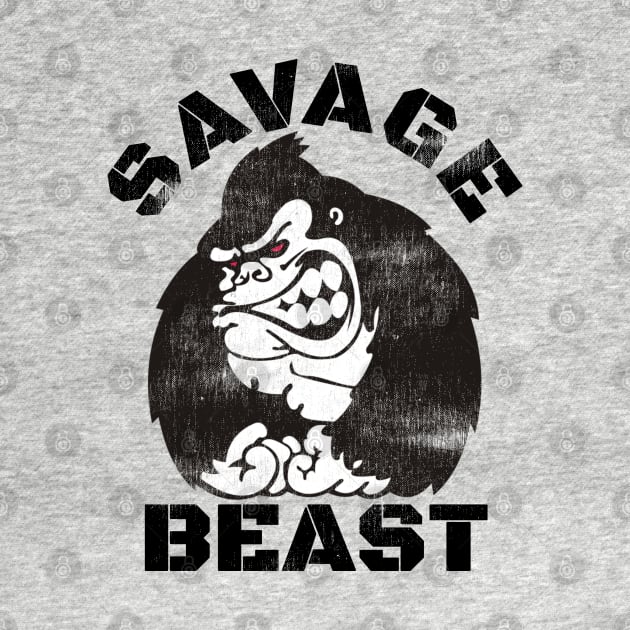 SAVAGE BEAST GORILLA by MuscleTeez